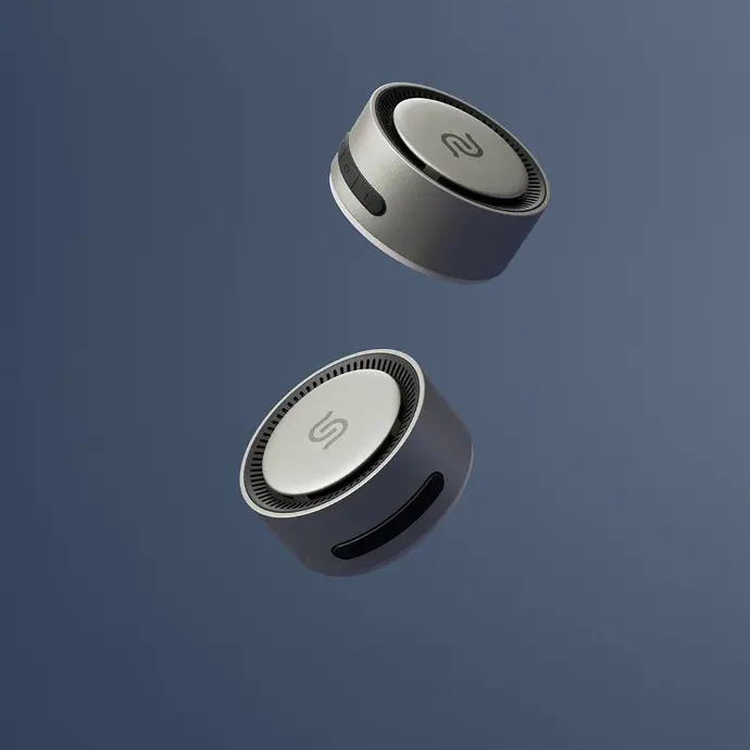 Porodo Soundtec Speaker UNIQ Speaker Ultra-Compact Design Titanium