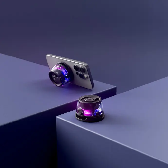 Porodo Soundtec Speaker Charme Magnetic Speaker 5.1V Bluetooth Black