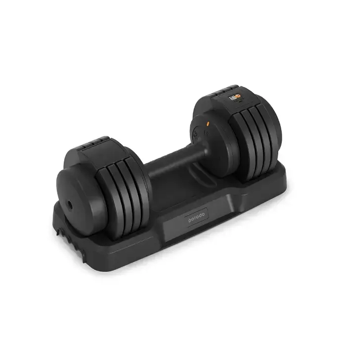 Porodo Fitness Accessories Smart Dumbbell Weight Adjustment Handle Black