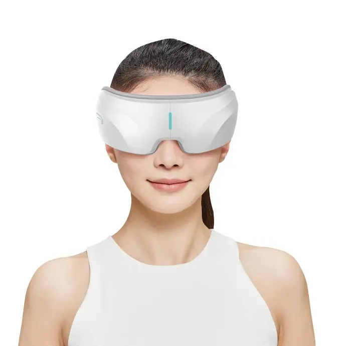 Porodo Self Care Rechargeable Eye Massager With Bluetooth White 