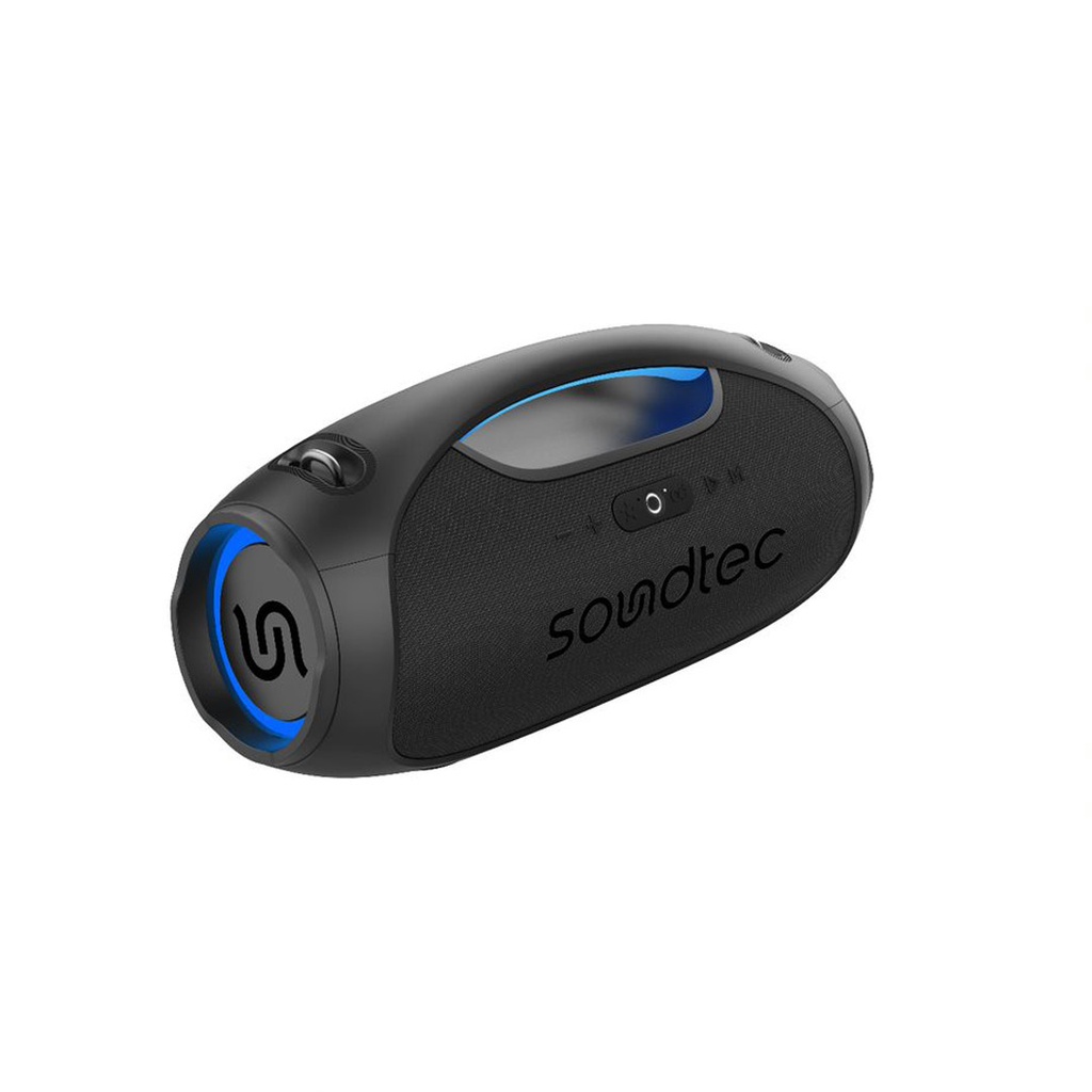 Porodo Soundtec Rush Bluetooth Speaker 120W with 5400mAh Power Bank - Black