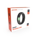 Porodo Self Care Smart Wearable Ring Health Monitoring Black [PD-SRG10-BK]