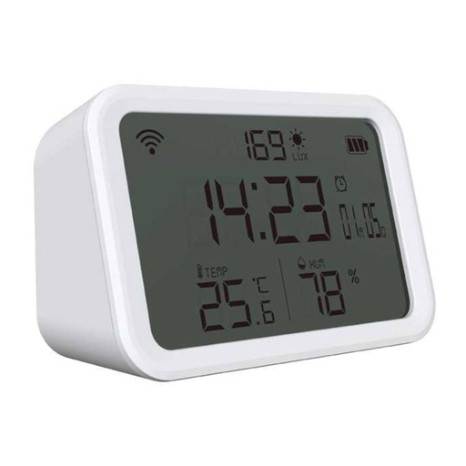[PD-LSTHSR-WH] Porodo Lifestyle 4 in 1 Temperature and Humidity Sensor - White