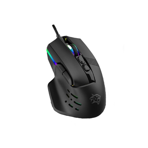 [PDX320] Porodo Gaming 9D Wired Mouse DPI 12800 with 13 Modes RGB Light - Black	
