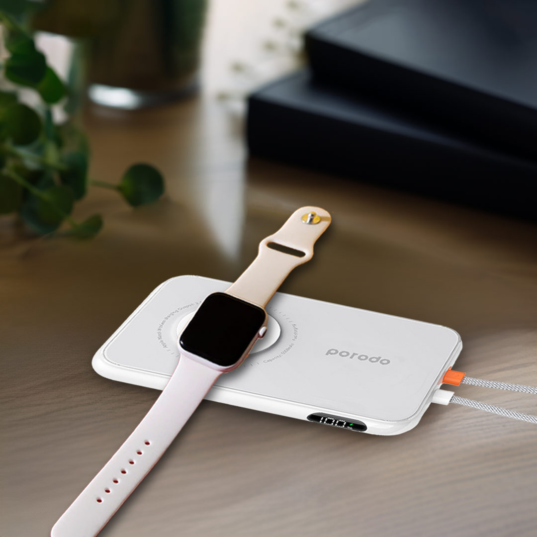alt tag="Porodo power bank  watch charger