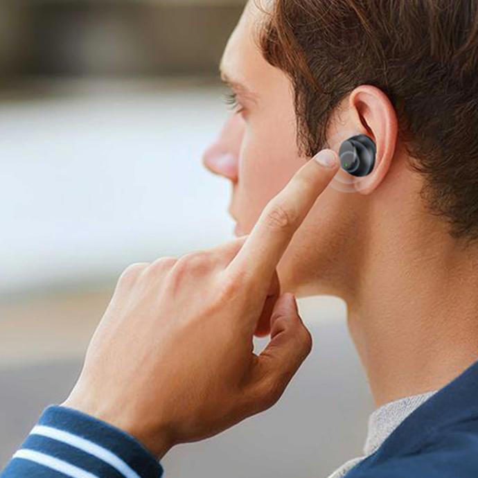 alt tag="Porodo Headphones Porodo Blue True Bliss In-Ear Buds Portable Black"