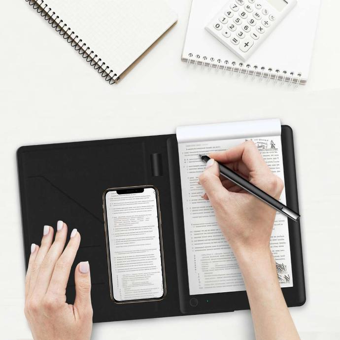 alt tag="Porodo Smart Writing Notebook with Pen Lightweight Black"