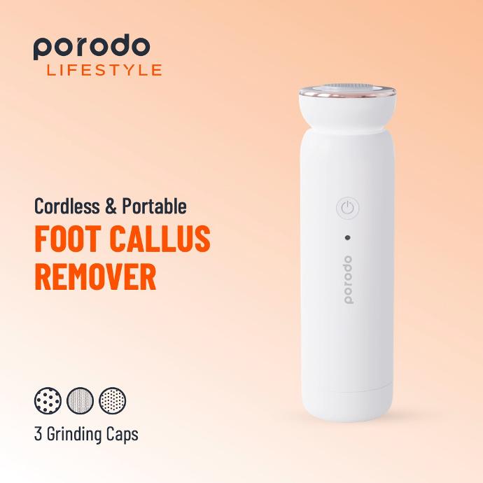 alt tag="Prodo Lifestyle Cordless & Portable Foot Callus Remover portable White"
