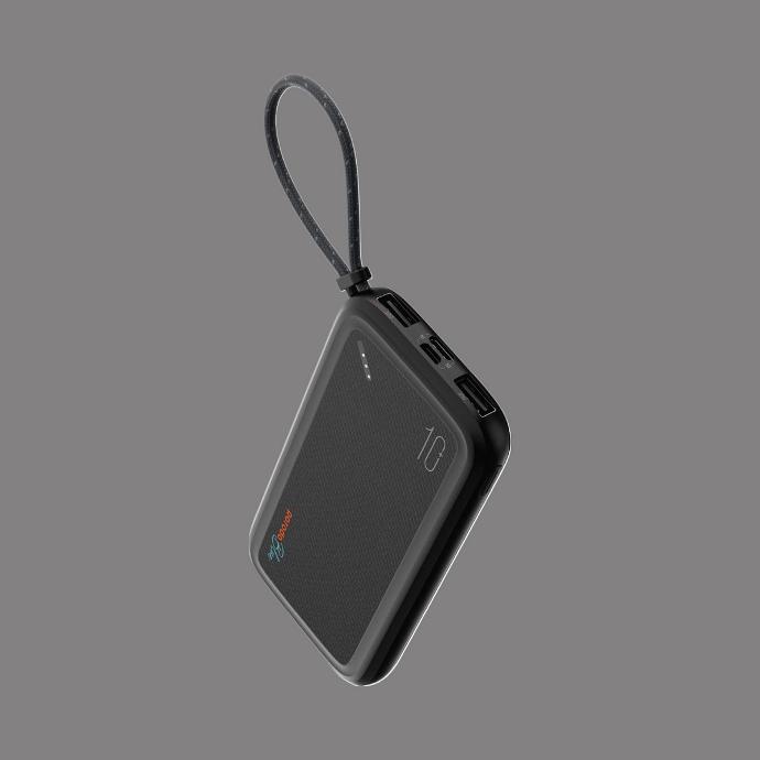 alt tag="Porodo Blue Power Bank 10000mAh ( Dual USB-A Output + Type-C & Micro USB Input ) Portable Black"