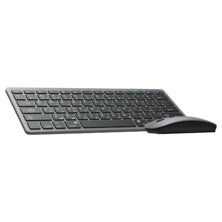 Porodo Wireless Super Slim and Portable Bluetooth Keyboard with Mouse (English / Arabic) image