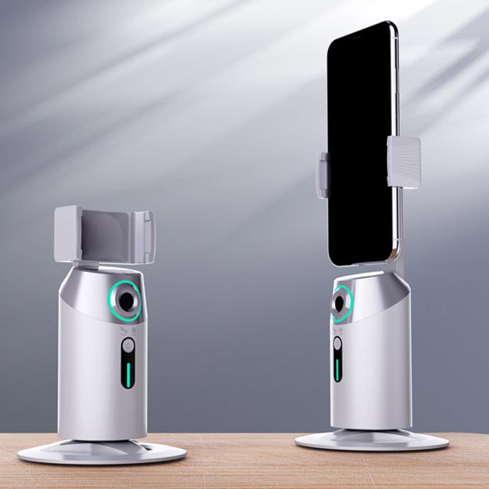 alt="AI Face Tracket Gimbal with remote controller"