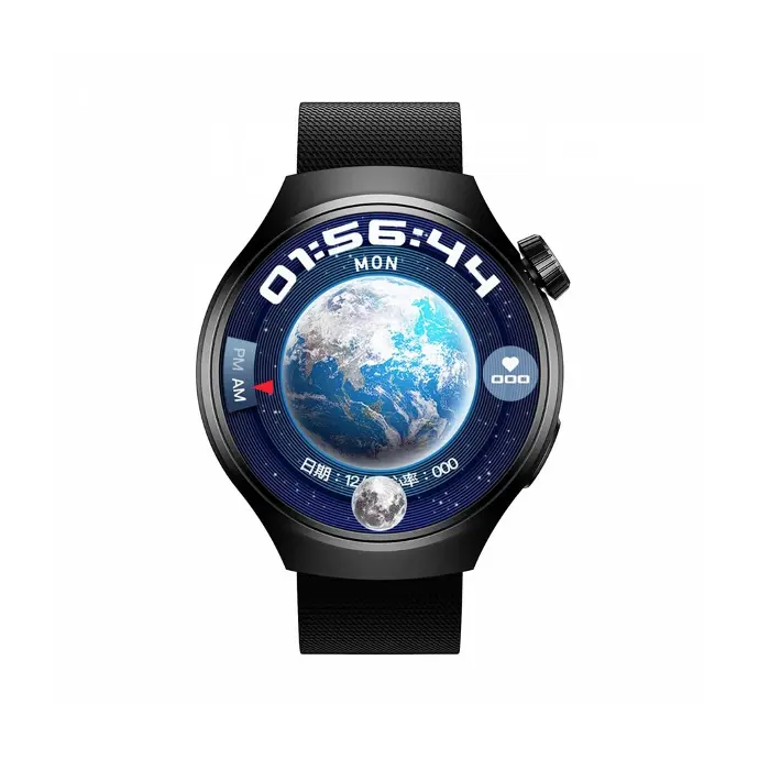 Porodo Smart Watch & Strap Sfera Amoled Smart Watch 1.43 Touch Display Black
