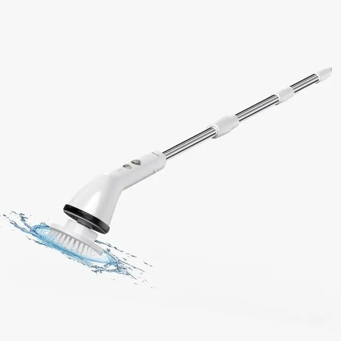 Porodo Lifestyle Cleaning Kit Electric Spin Scrubber IPX6 White 