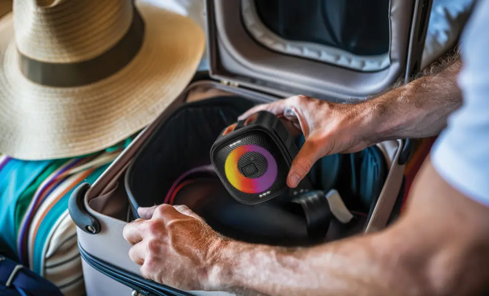 porodo soundtec compact speaker compact portable speaker
