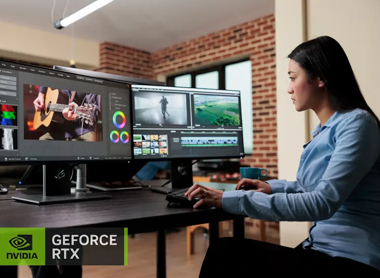 AI-powered RTX for creating geforce rtx for creating