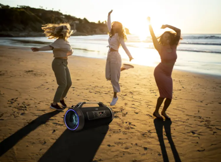 porodo soundtec outdoor speaker portable outdoor speaker