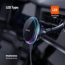 Porodo Semiconductor Cooling Magsafe Charging Mount - Black