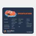 Porodo Soundtec Disco LED Light Floating Waterproof Speaker - Orange