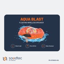 Porodo Soundtec Disco LED Light Floating Waterproof Speaker - Orange