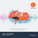 Porodo Soundtec Disco LED Light Floating Waterproof Speaker - Orange