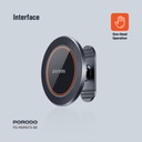 Porodo Stick-On MagSafe All-Purpose Mount Smooth Swivel - Black