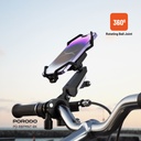 Porodo 360° Rotatable Bike Phone Mount - Black