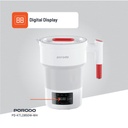 Porodo Lifestyle Portable Folding Electric Kettle - White