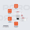 Porodo Lifestyle Portable Folding Electric Kettle - White