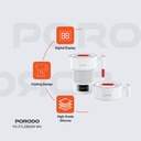 Porodo Lifestyle Portable Folding Electric Kettle - White