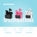Porodo Blue Earbuds Pro2 Touch Display - ANC + ENC	
