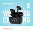 Porodo Blue Earbuds Pro2 Touch Display - ANC + ENC	