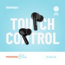 Porodo Blue Earbuds Pro2 Touch Display - ANC + ENC	