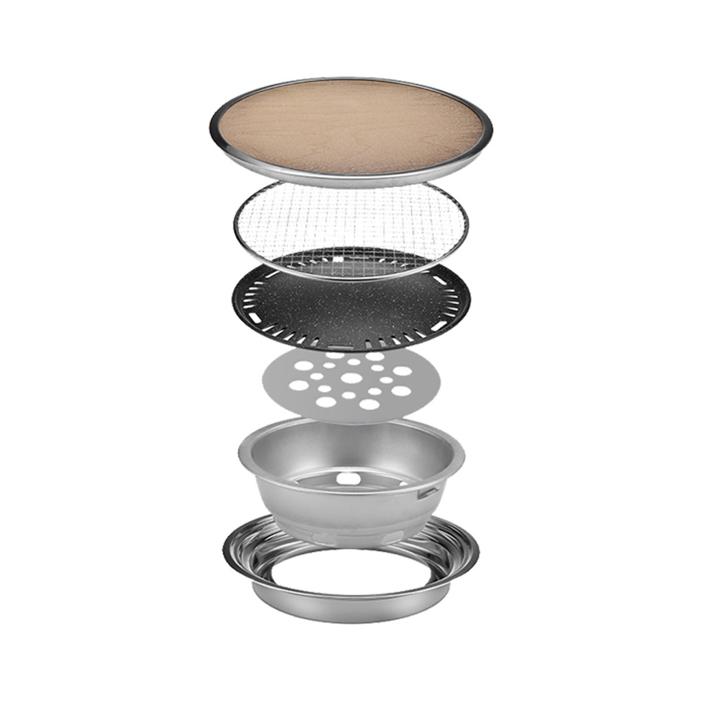 Porodo Lifestyle Multi-Purpose Tabletop Grill - Brown