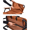 Porodo Lifestyle Camping Foldable Chair - Brown