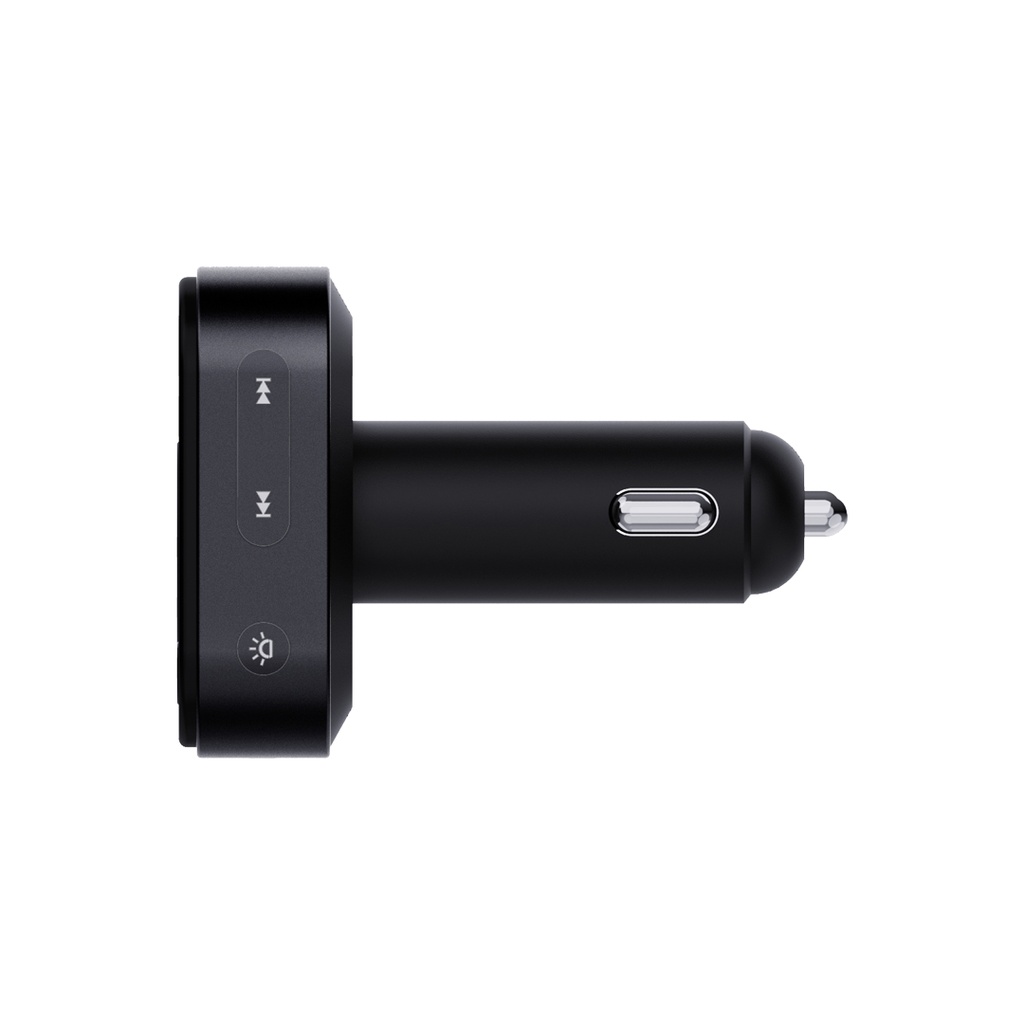 Porodo Dual Microphone FM Transmitter & Charger - Black