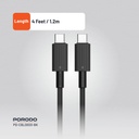 Porodo USB-C to USB-C Durable Charging Cable 