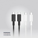 Porodo USB-C to USB-C Durable Charging Cable 