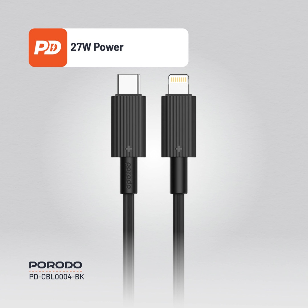 Porodo USB-C to Lightning Durable Charging Cable