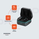 Porodo Gaming Ultra Low-Latency Gaming Earbuds - Black