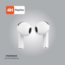 Porodo Soundtec Glimpse Touch Display TWS - White