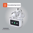 Porodo Soundtec Glimpse Touch Display TWS - White