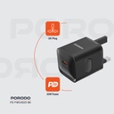 Porodo USB-C Power Delivery Wall Charger - Black