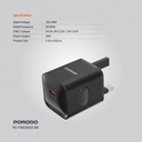 Porodo USB-C Power Delivery Wall Charger - Black