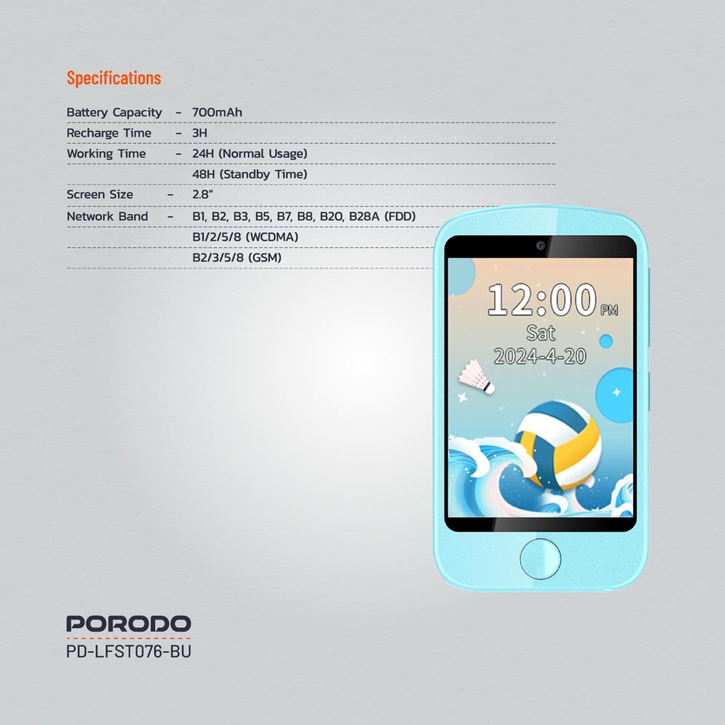 Porodo Kids 4G Smartphone