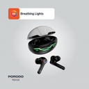 Porodo Gaming Ultra Low-Latency Gaming Earbuds - Black