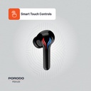 Porodo Gaming Ultra Low-Latency Gaming Earbuds - Black