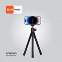 Porodo Flexible Tripod Stand - Black