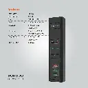 Porodo 85W Multi-Port USB Charging HUB - Black