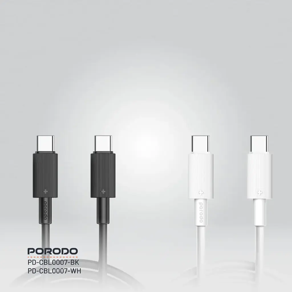 Porodo USB-C to USB-C Durable Charging Cable