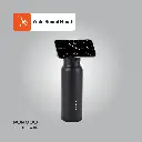 Porodo Lifestyle Magnetic Mount Water Bottle - Black